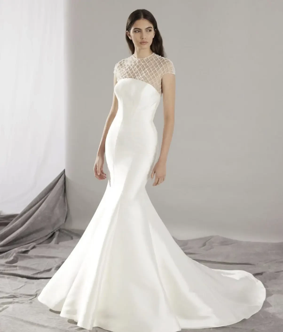 Image 35: Model wearing a gown by Pronovias