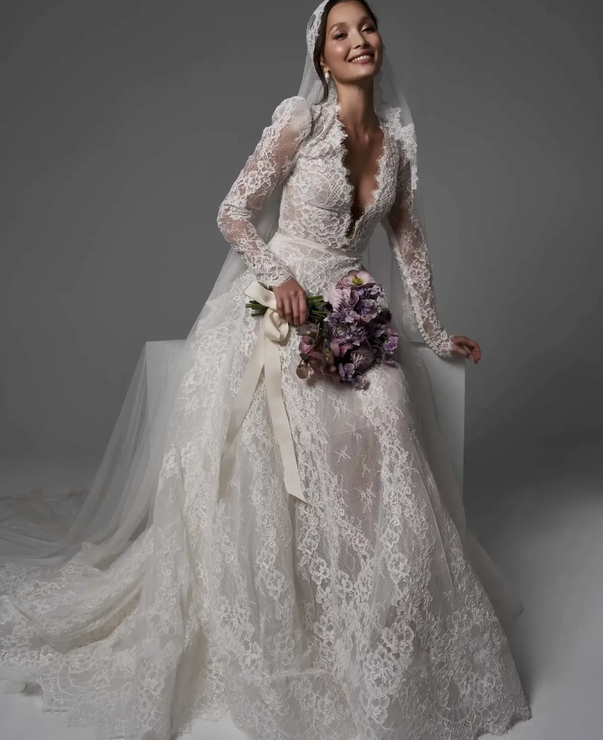 Image 31: Model wearing a gown by Watters