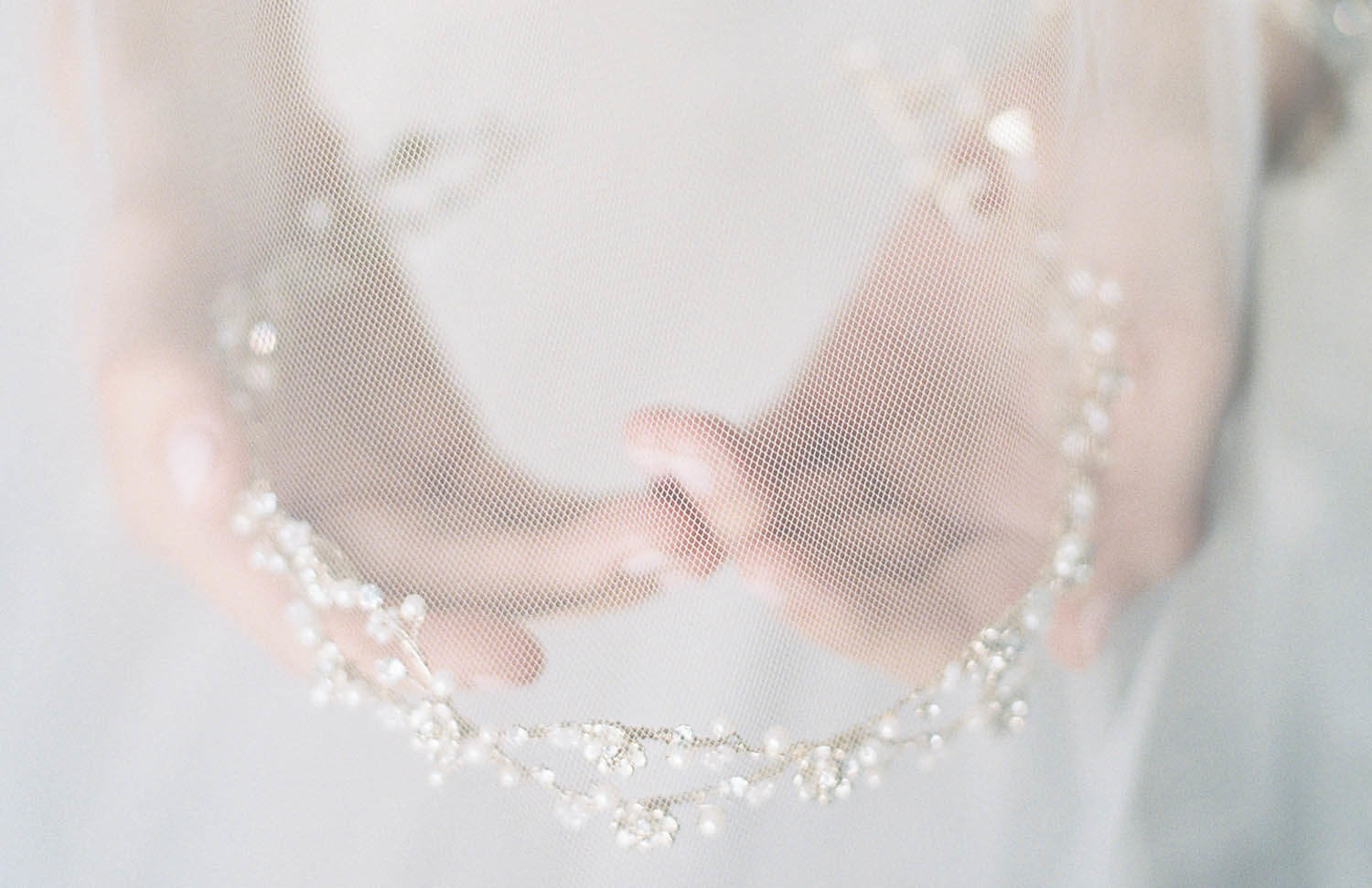 Image 53: Model wearing a white gown